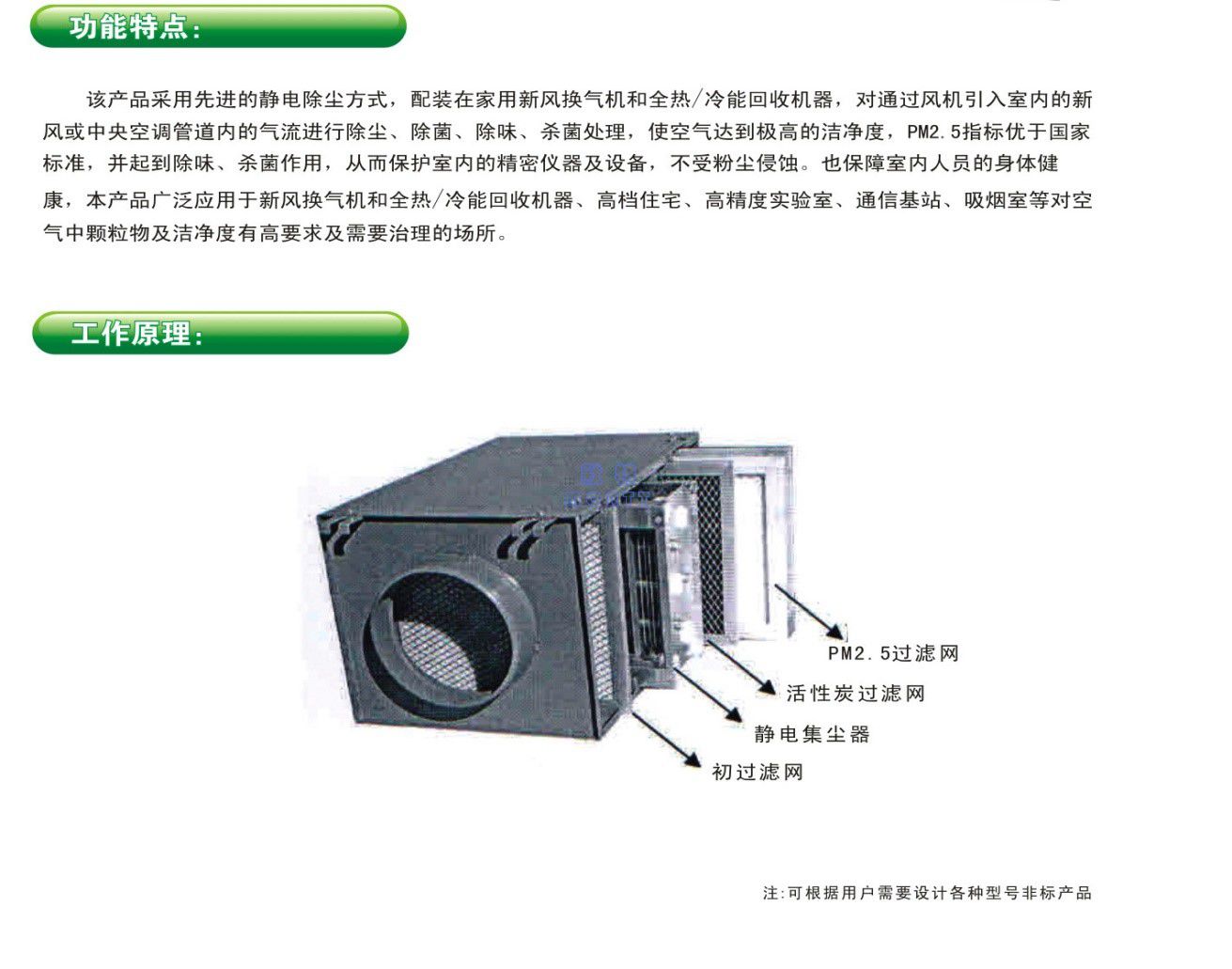 負(fù)壓排氣消毒系統(tǒng)